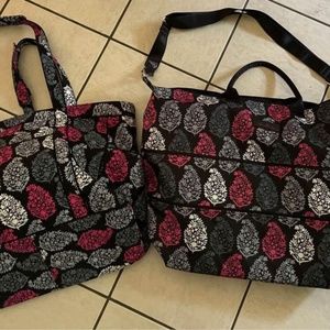 Vera Bradley Lot of Two travel bags